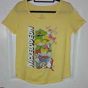 Nickelodeon Retro Yellow  Graphic Tee